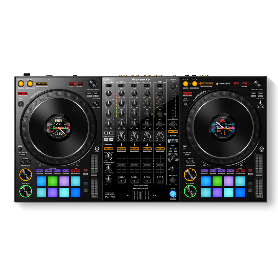 Pioneer DDJ 1000 4-channel performance DJ controller for rekordbox dj