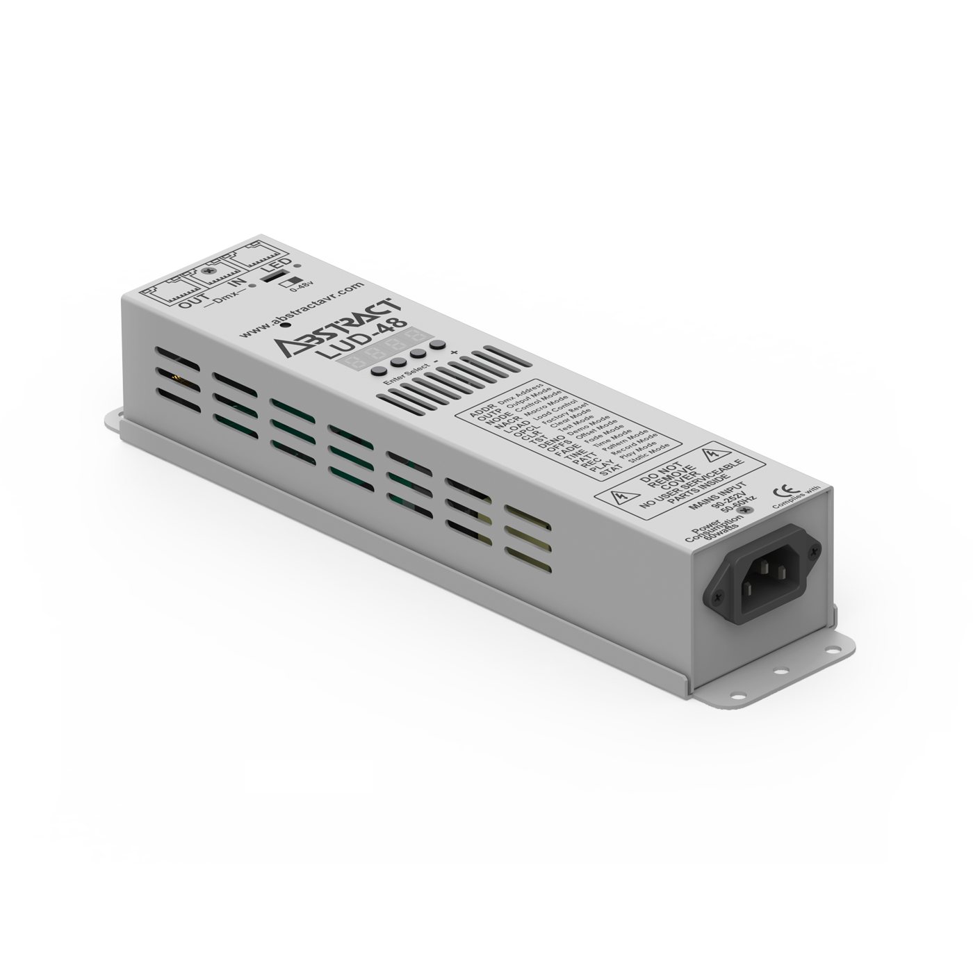 LUD 48 Single Channel DMX Dimmer Over Cat5 Cables